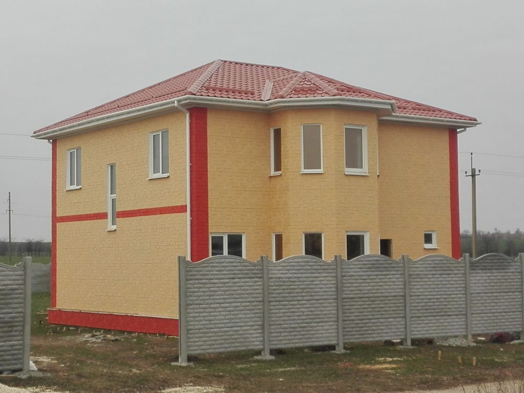 Построенный СИП дом в Симферопольском районе
